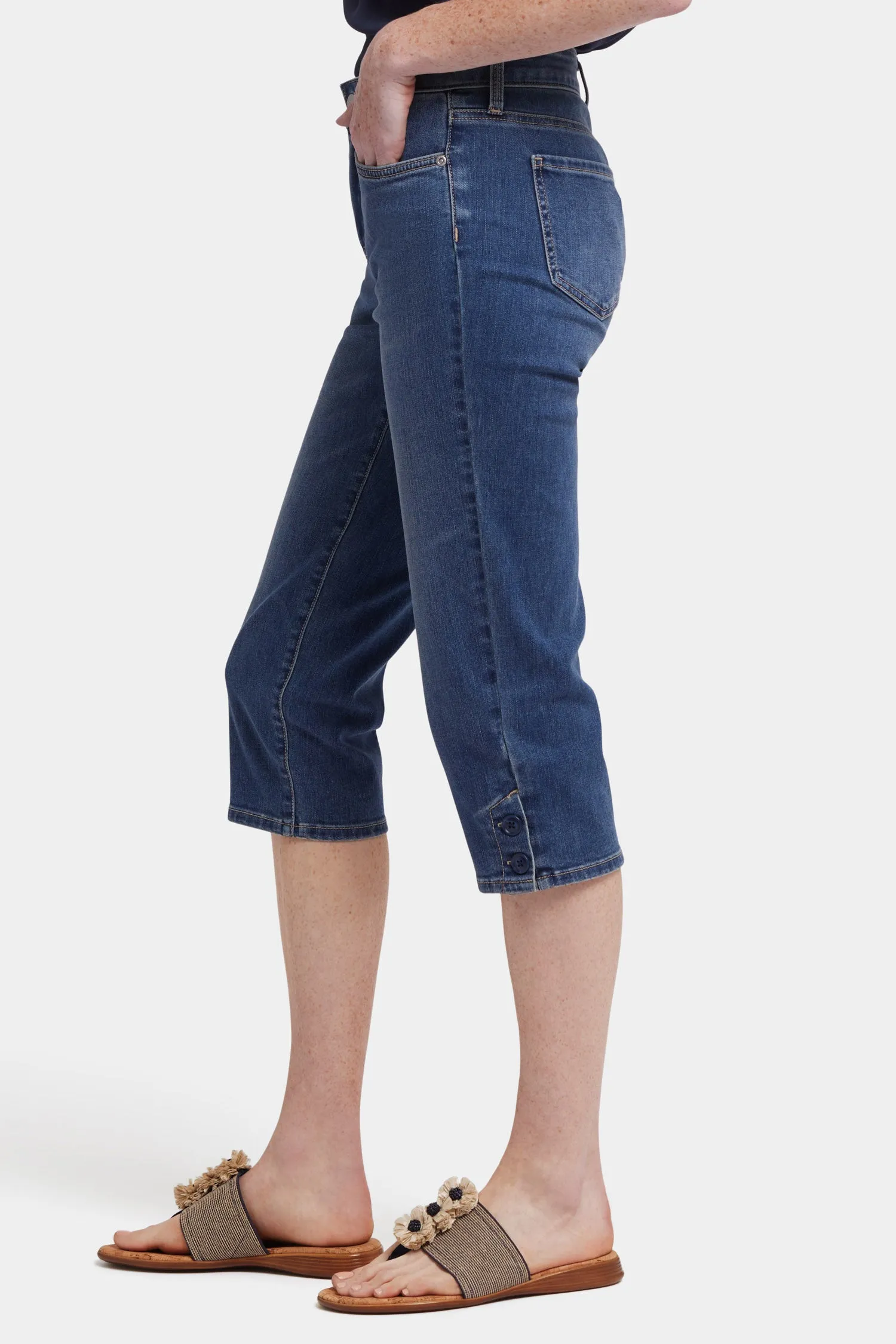 Marilyn Straight Crop Jeans - Valencia Surf sold by NYDJ product image thumbnail 3