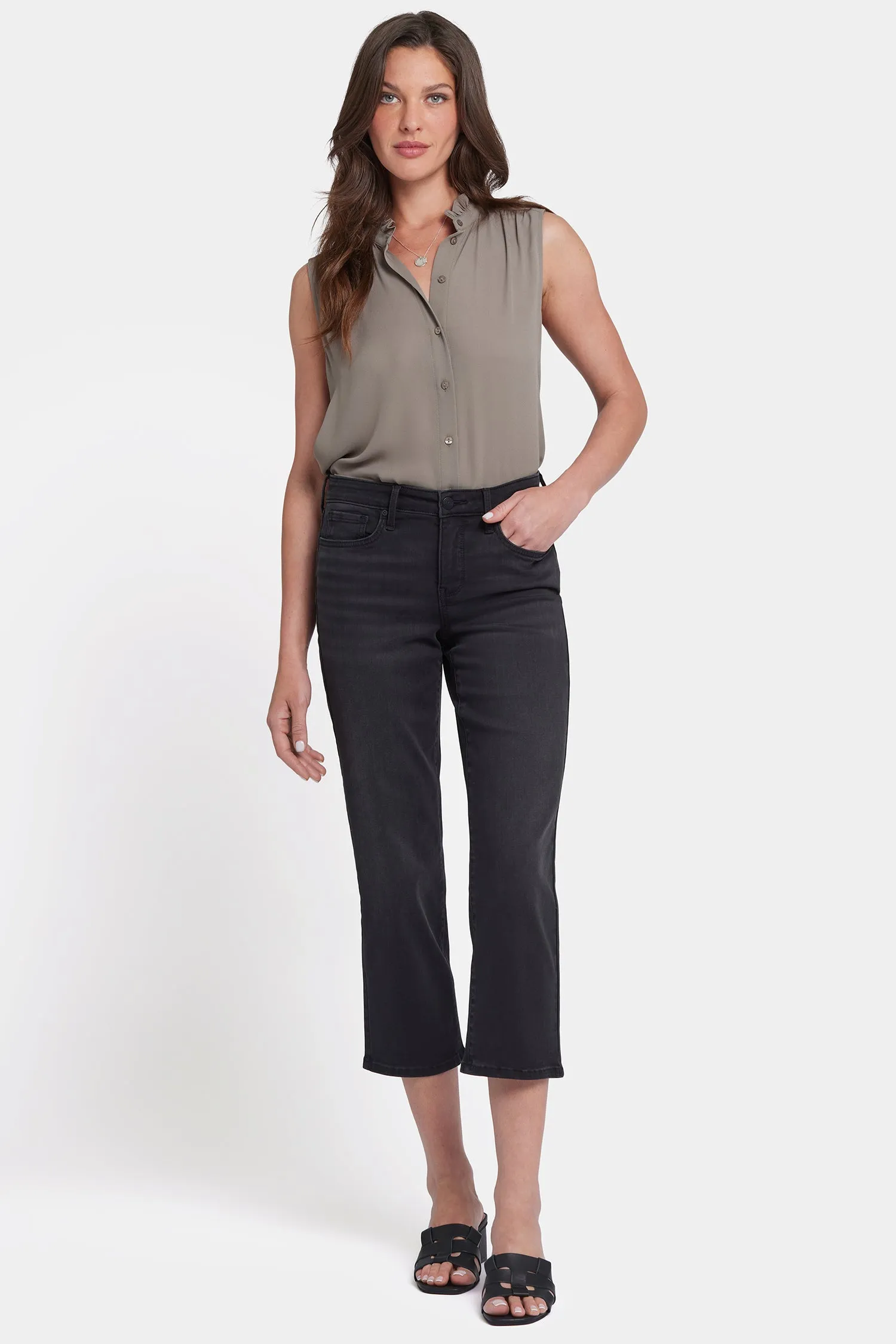 Relaxed Piper Crop Jeans - Cadiz Royal sold by NYDJ