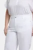 Brigitte Wide Leg Capri Jeans In Plus Size - Optic White sold by NYDJ