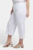 Brigitte Wide Leg Capri Jeans In Plus Size - Optic White sold by NYDJ