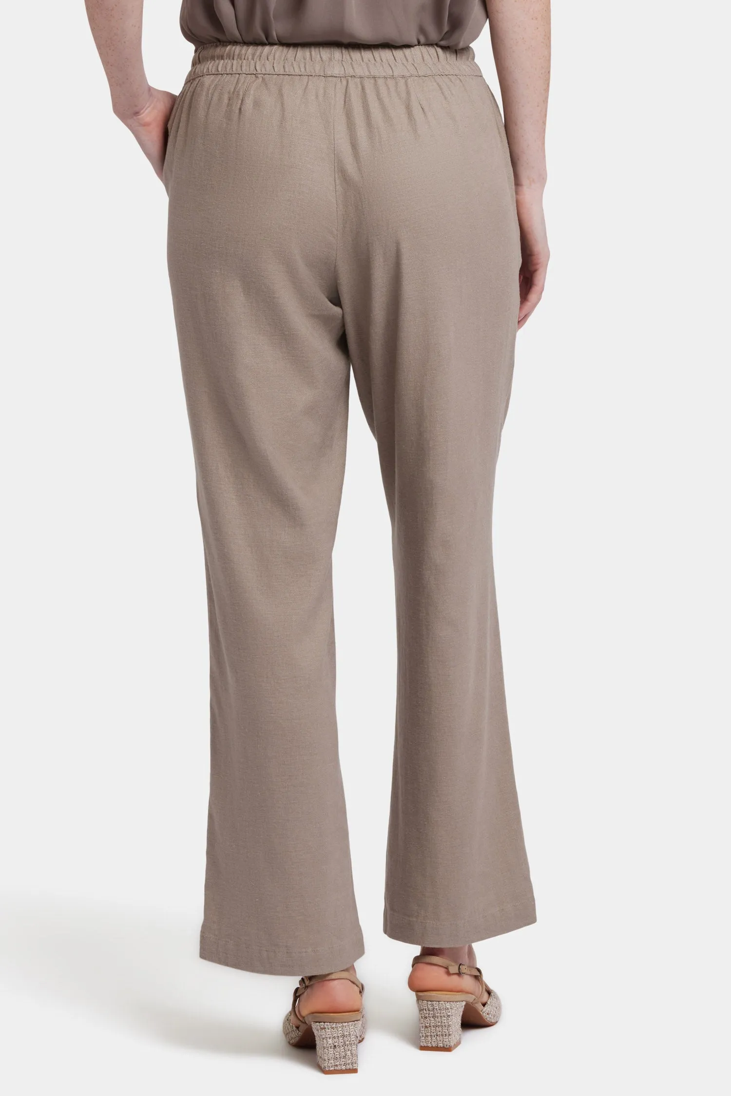 Relaxed Drawstring Pull-On Pants - Saddlewood sold by NYDJ product image thumbnail 2