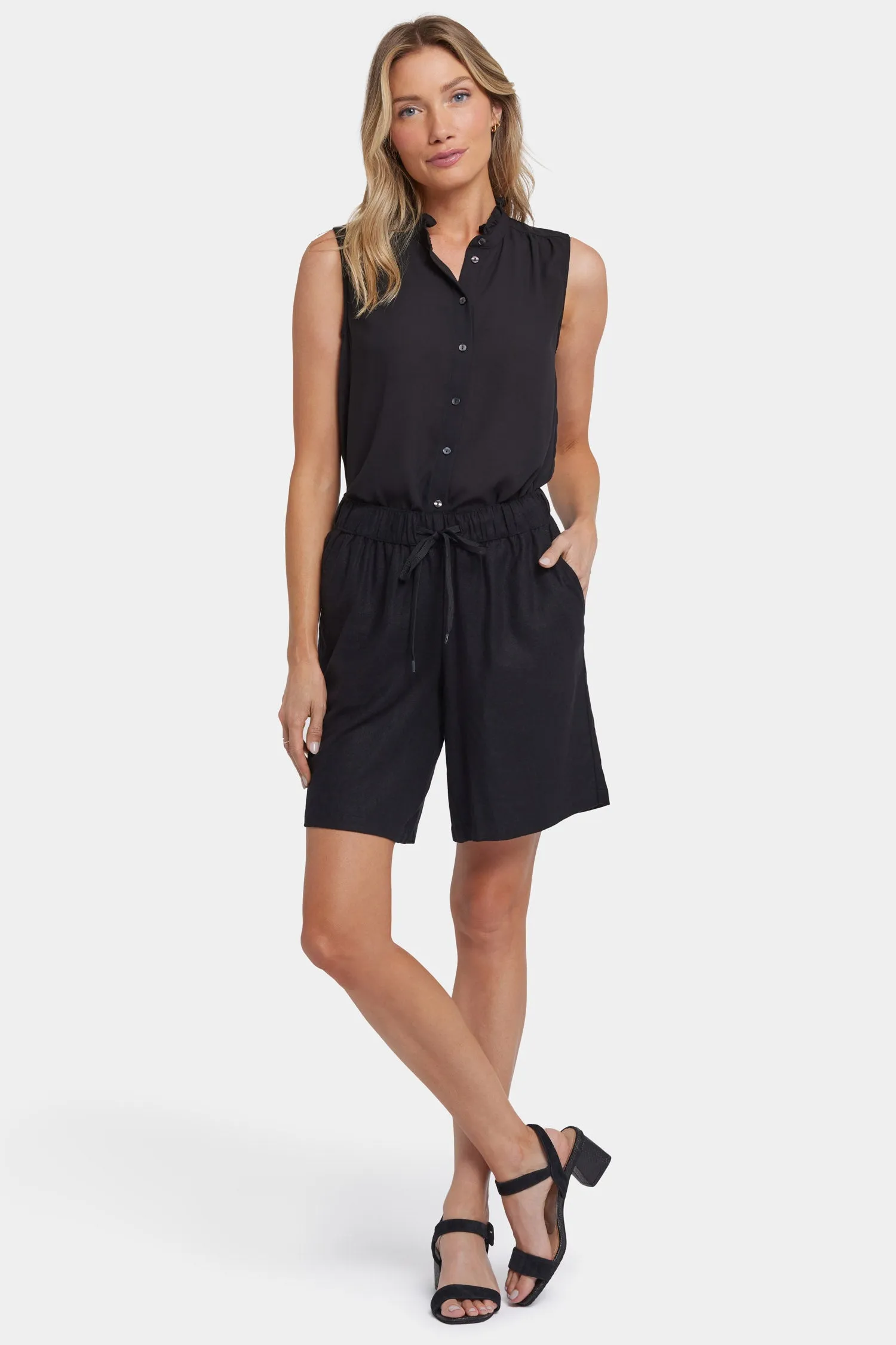 Breezy Bermuda Shorts - Black sold by NYDJ