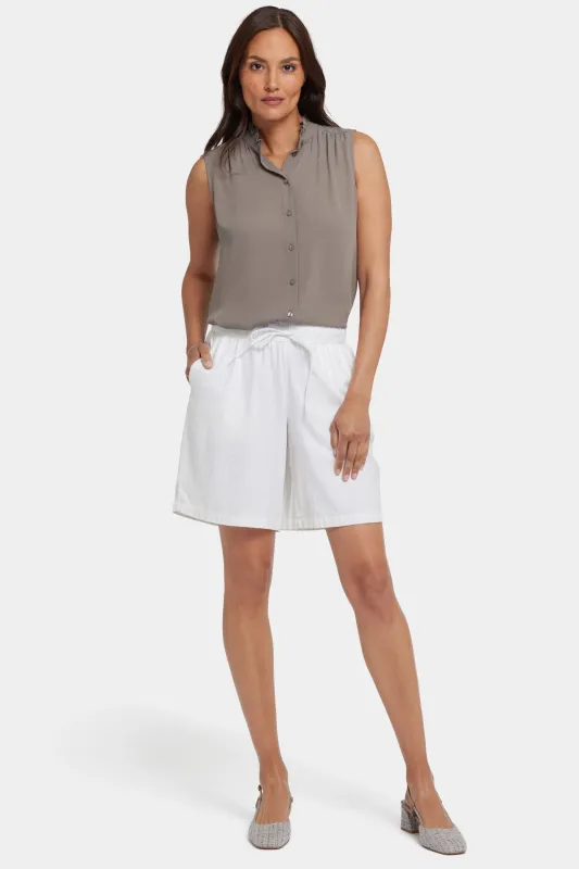Breezy Bermuda Shorts - White sold by NYDJ