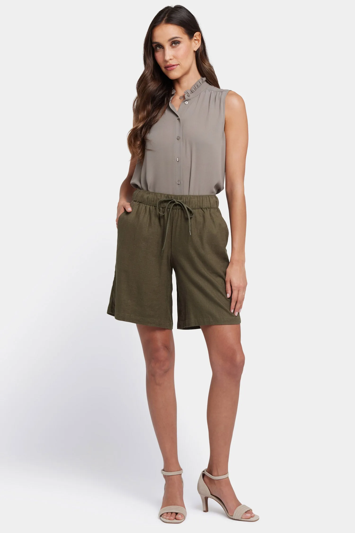 Breezy Bermuda Shorts - Bay Leaf sold by NYDJ product image thumbnail 4