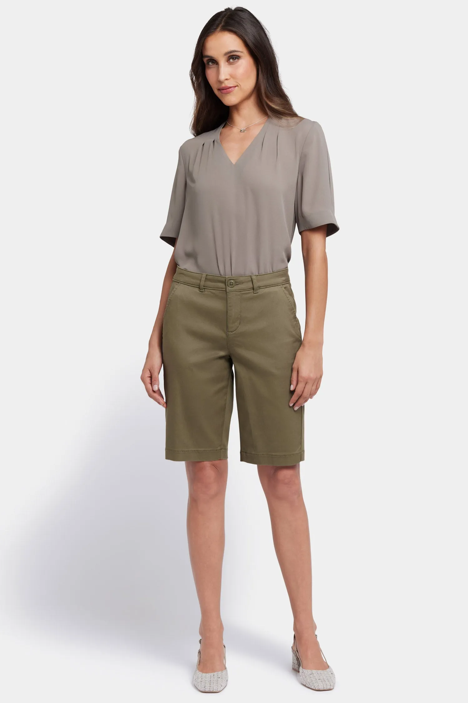 Bermuda Shorts - Bay Leaf sold by NYDJ product image thumbnail 4
