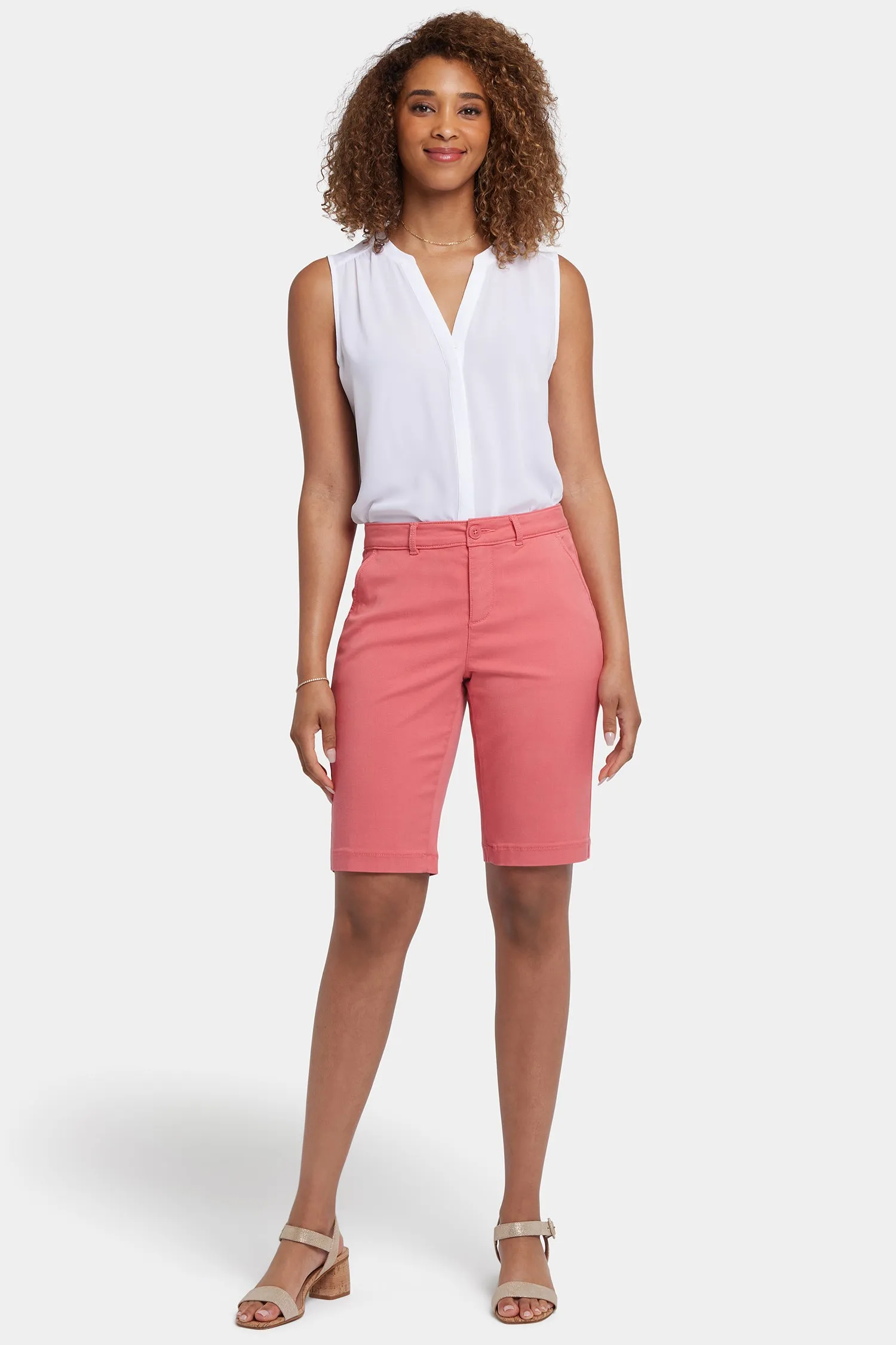 Bermuda Shorts - Spiced Coral sold by NYDJ product image thumbnail 4