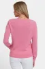 Cashmere Classic V-Neck Sweater - Heather Pink sold by NYDJ