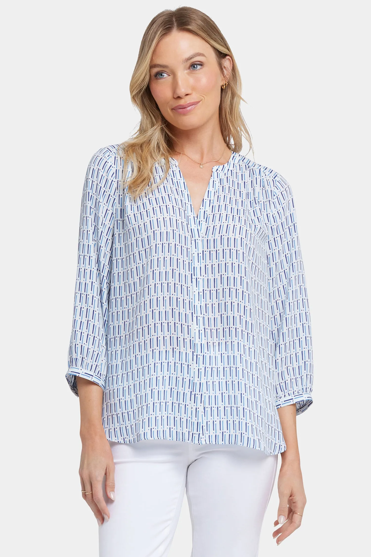 Pintuck Blouse - Villa Del Rio sold by NYDJ product image thumbnail 4