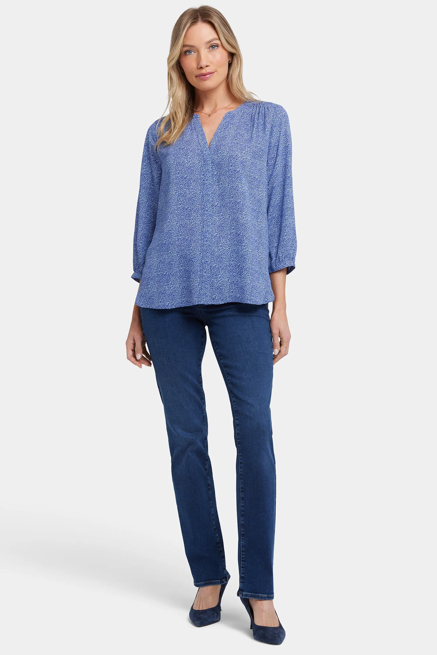 Pintuck Blouse - La Campana sold by NYDJ product image thumbnail 5