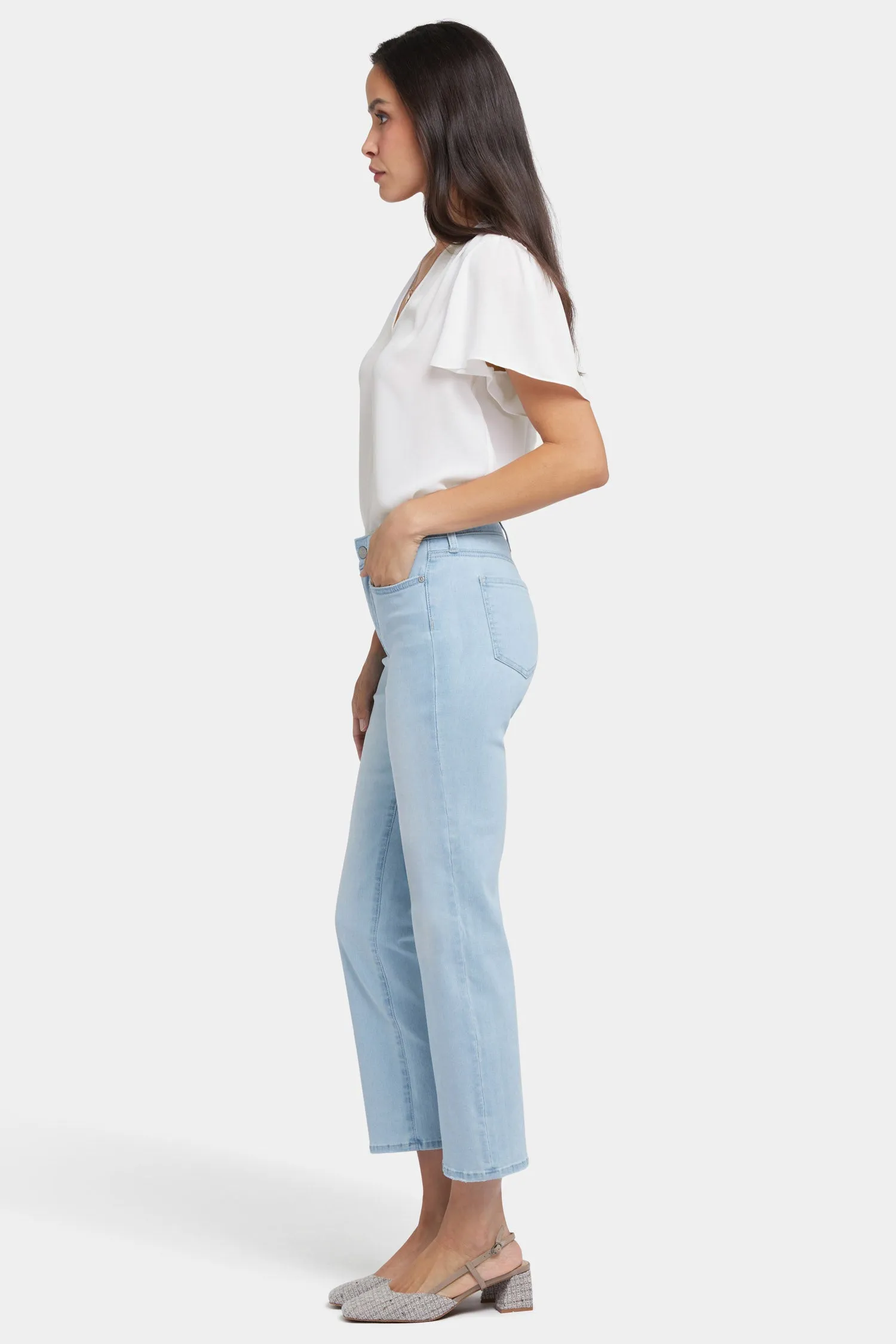 Marilyn Straight Ankle Jeans - Clear Waters sold by NYDJ product image thumbnail 5