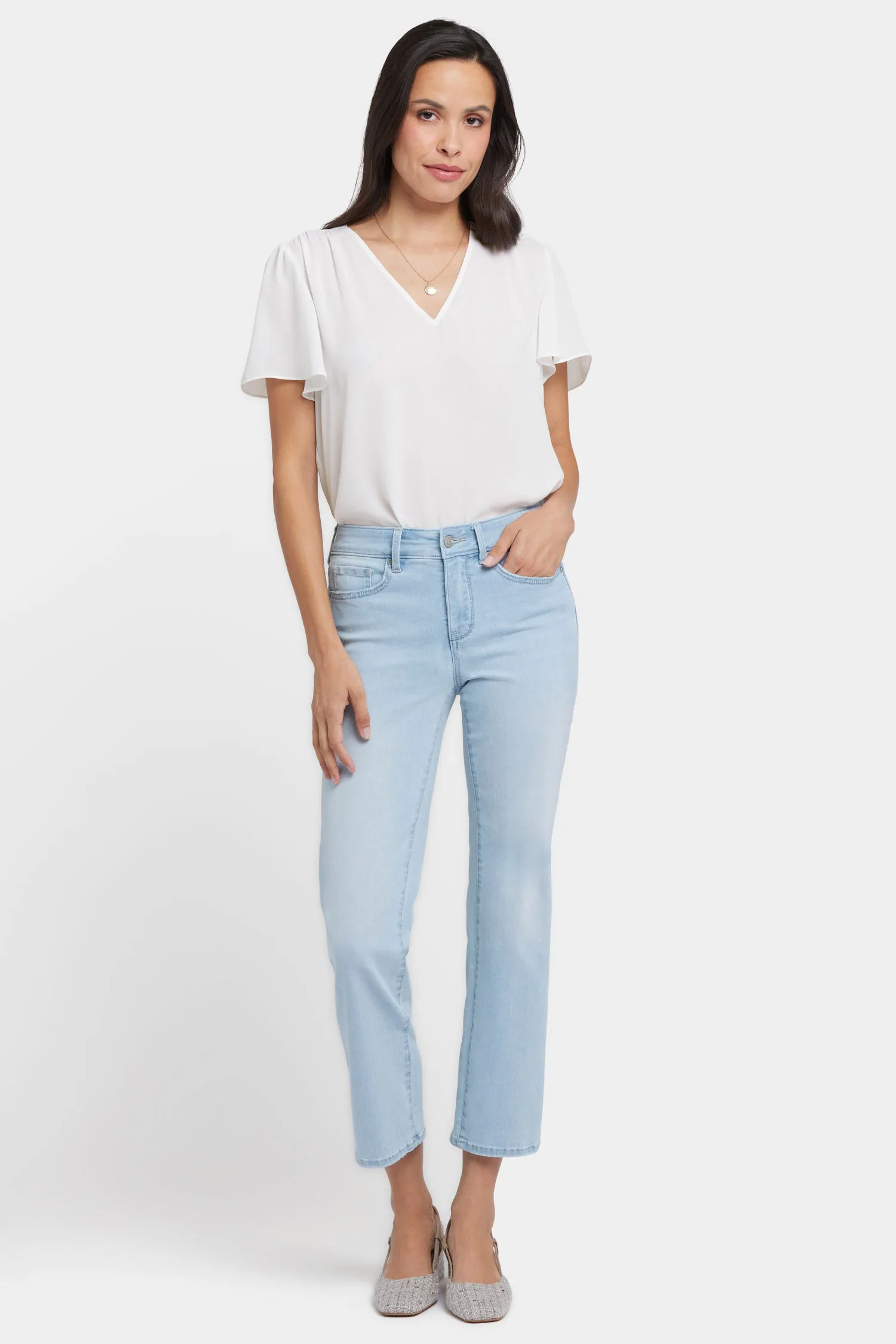 Marilyn Straight Ankle Jeans - Clear Waters sold by NYDJ product image thumbnail 4