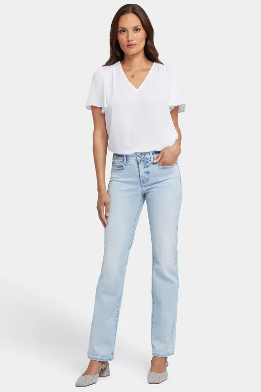 Marilyn Straight Jeans In Petite - Pamplona Ice sold by NYDJ