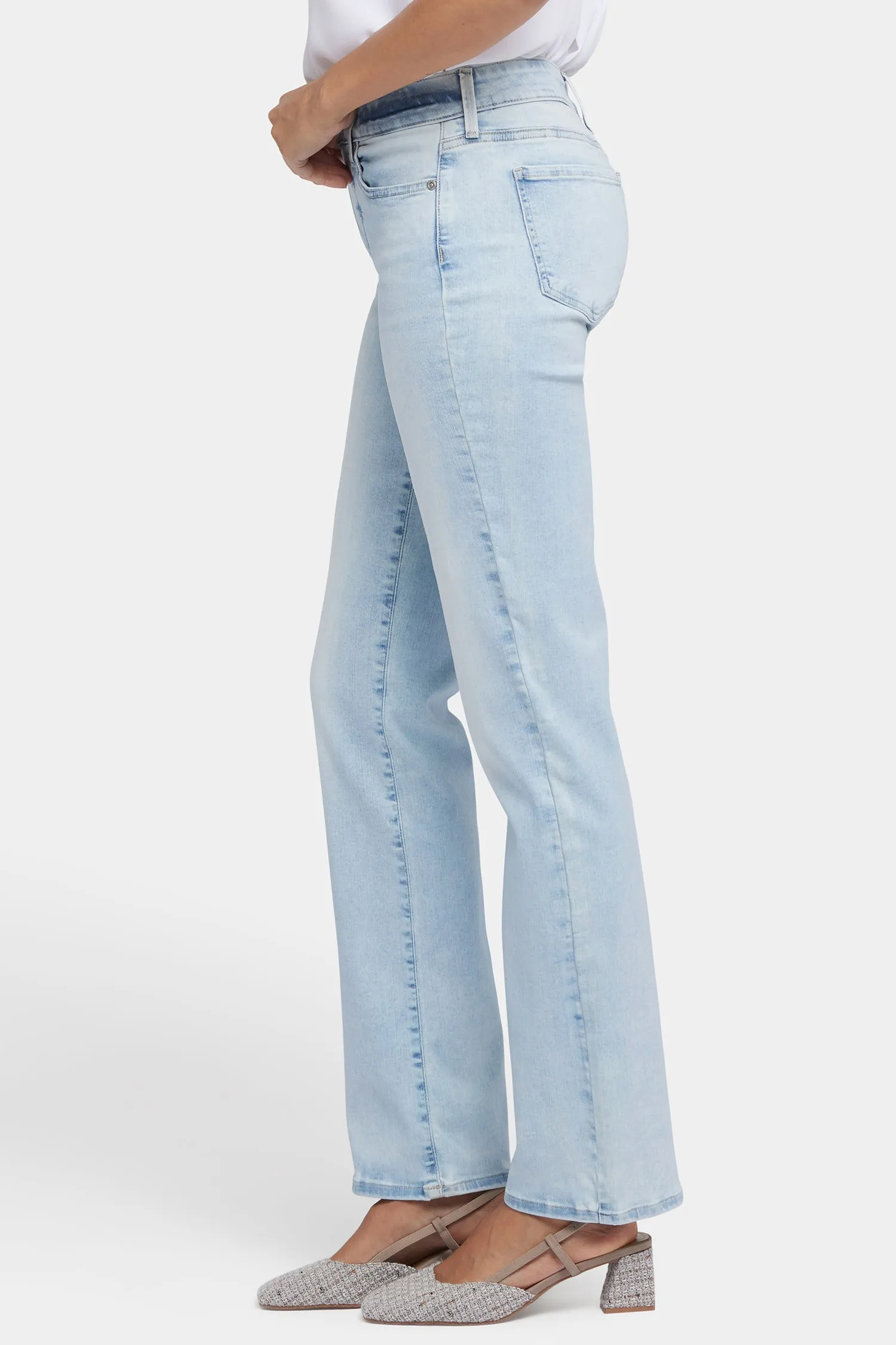Marilyn Straight Jeans In Petite - Pamplona Ice sold by NYDJ product image thumbnail 3