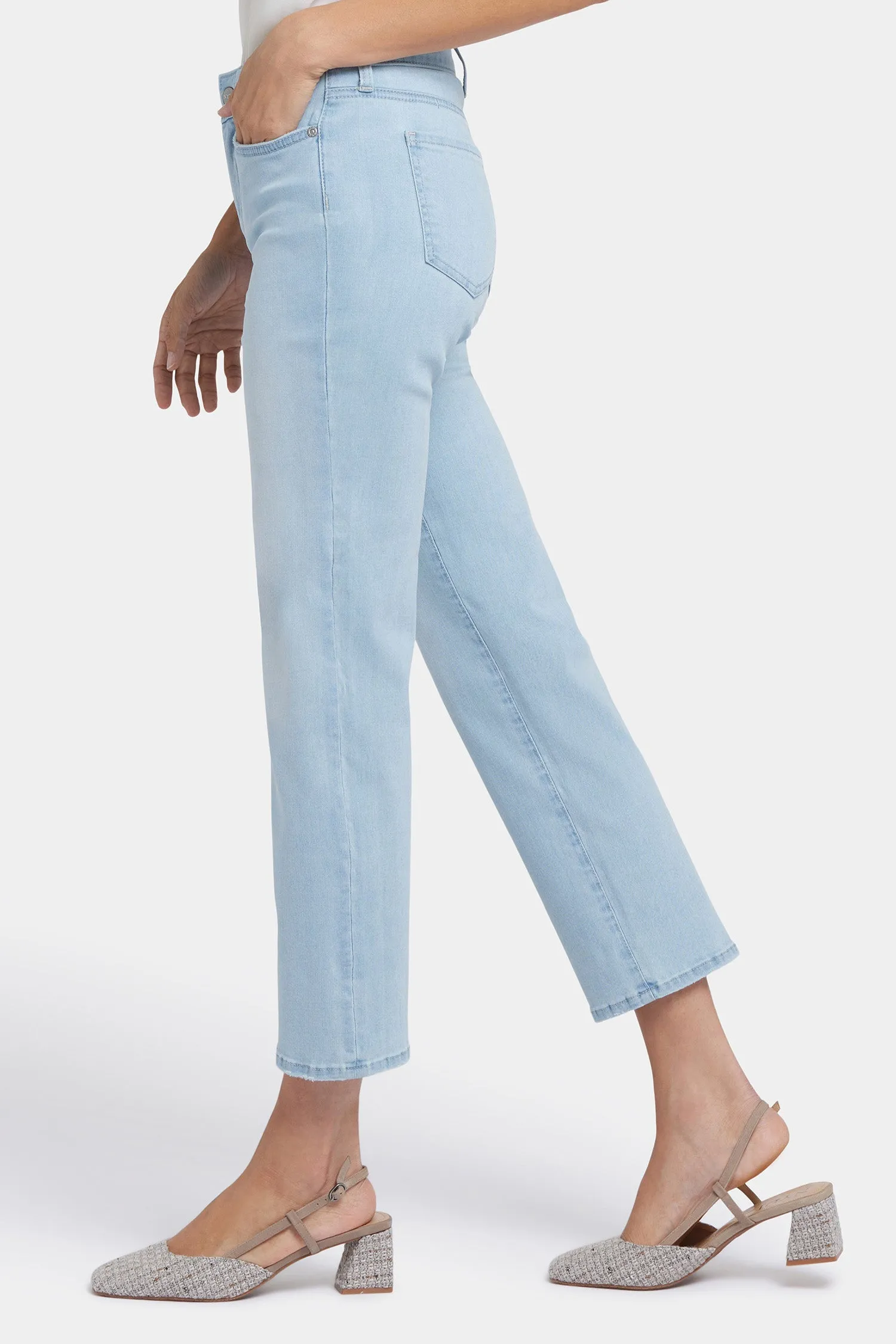 Marilyn Straight Ankle Jeans In Petite - Clear Waters sold by NYDJ product image thumbnail 3