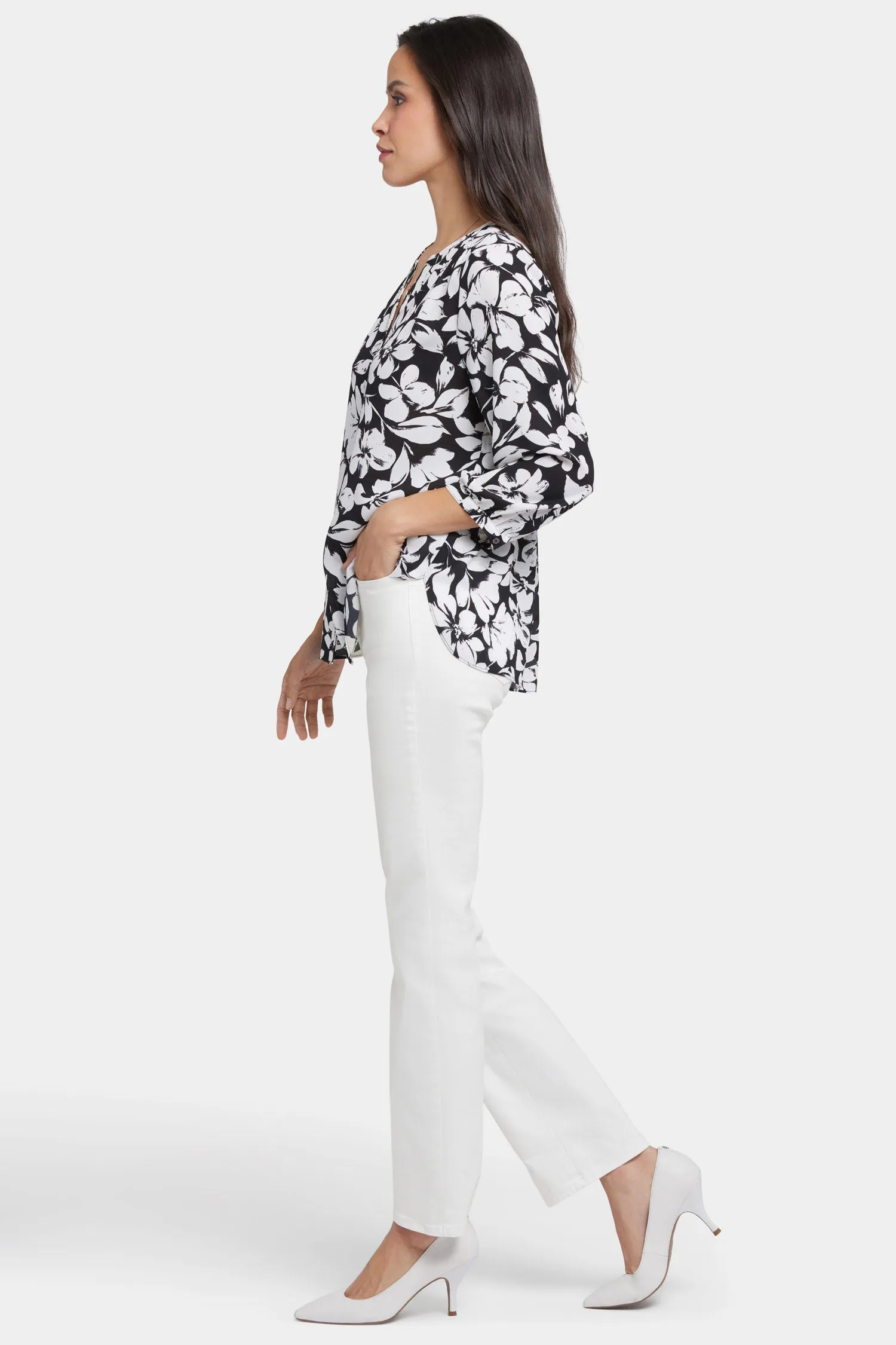 Pintuck Blouse - Gran Via sold by NYDJ product image thumbnail 3