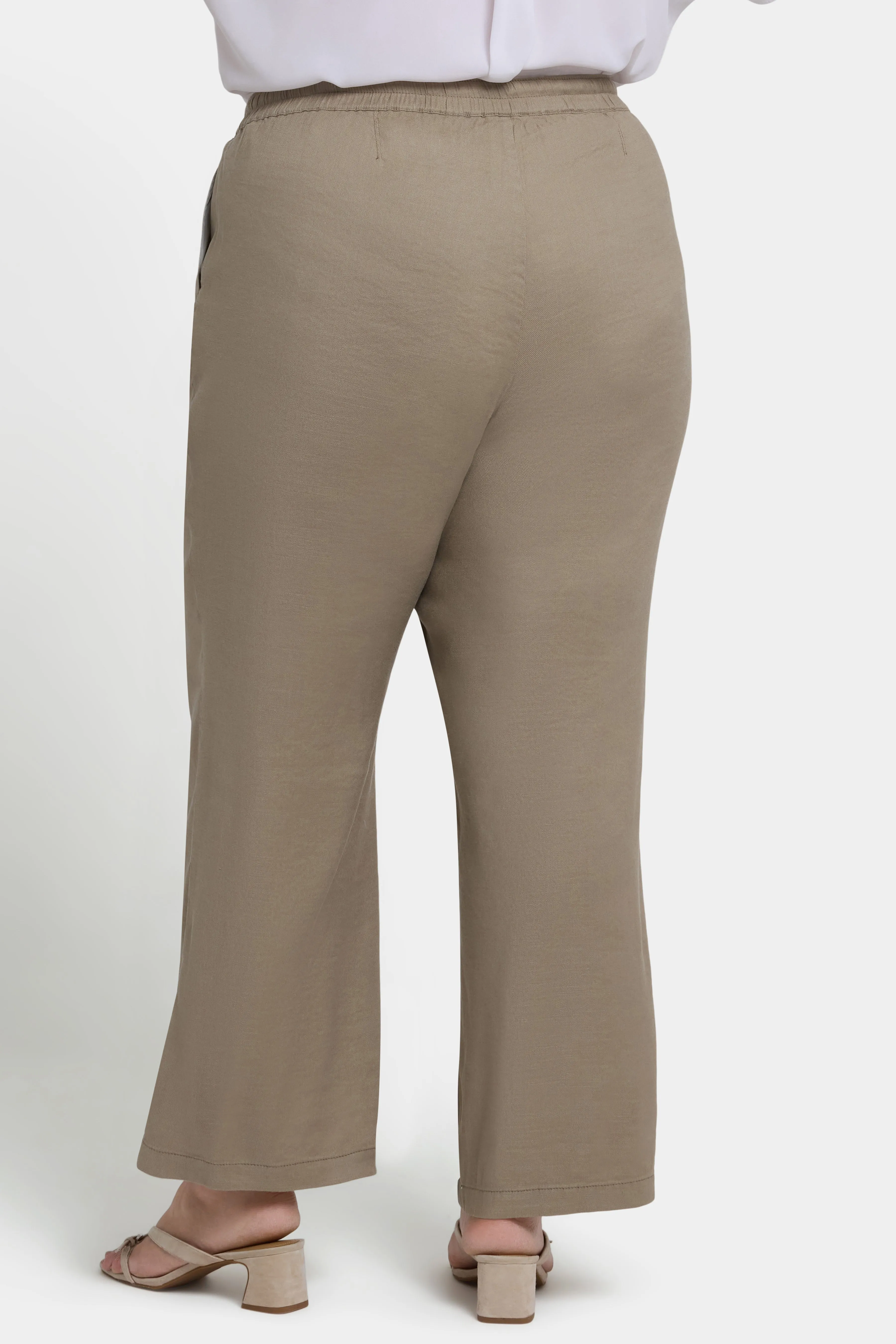 Relaxed Drawstring Pull-On Pants In Plus Size - Saddlewood sold by NYDJ product image thumbnail 2