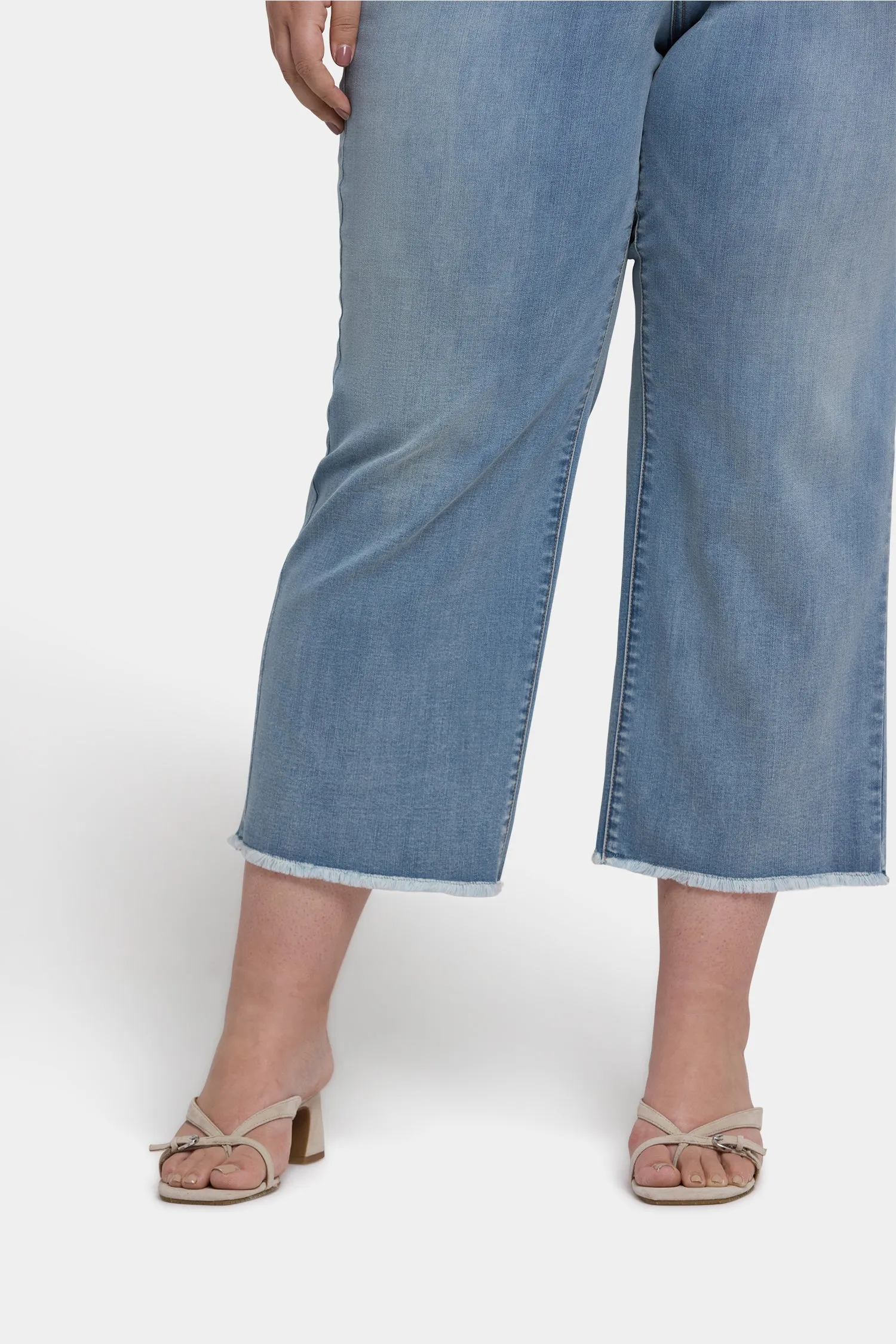 Coco Relaxed Wide Leg Crop Jeans In Plus Size - Santiago Sea sold by NYDJ product image thumbnail 5
