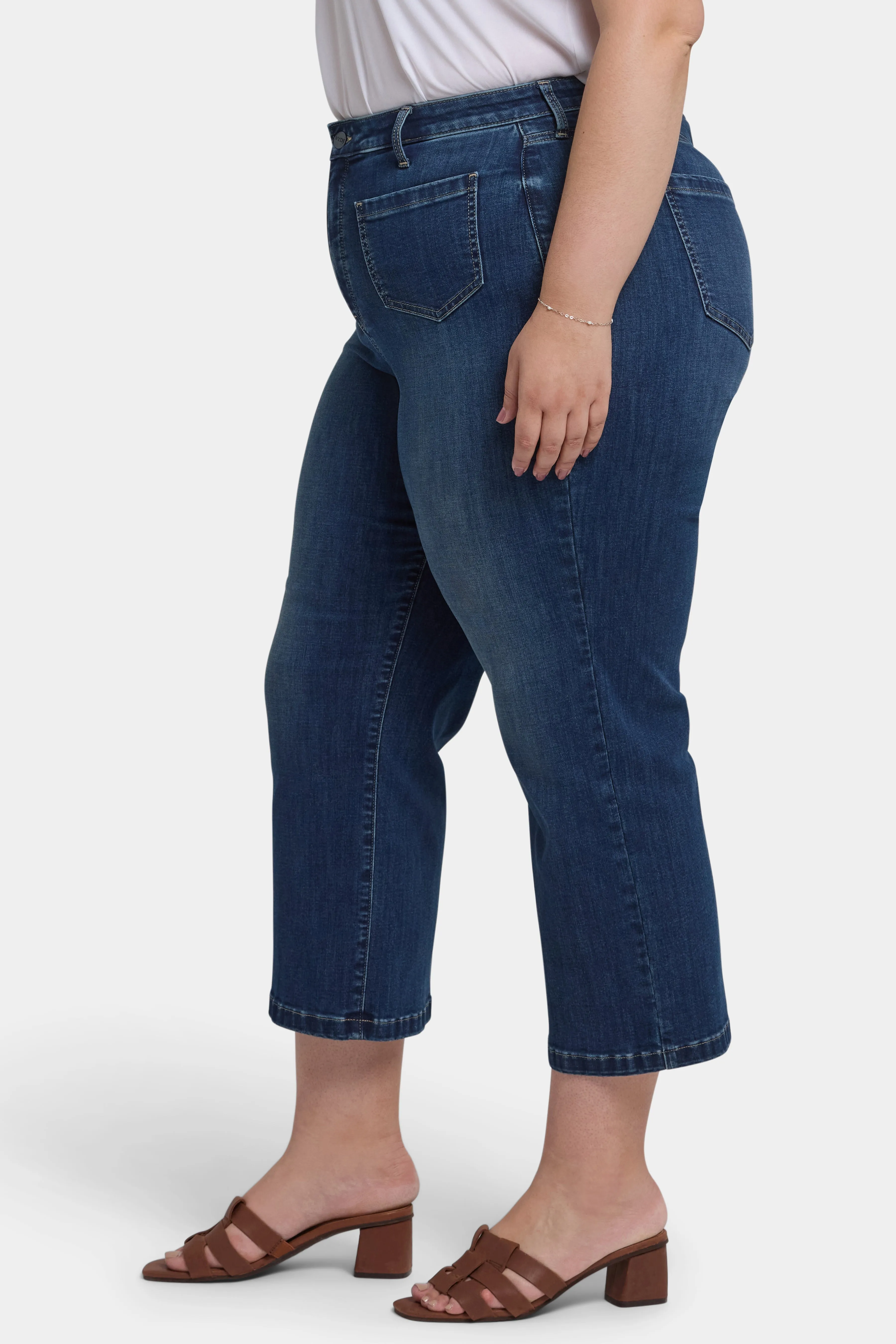 Coco Relaxed Wide Leg Crop Jeans In Plus Size - Rio Rapids sold by NYDJ product image thumbnail 3