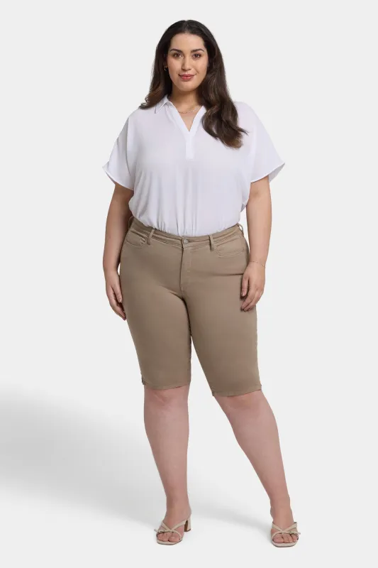 Sophie Bike Capri Jeans In Plus Size - Saddlewood sold by NYDJ