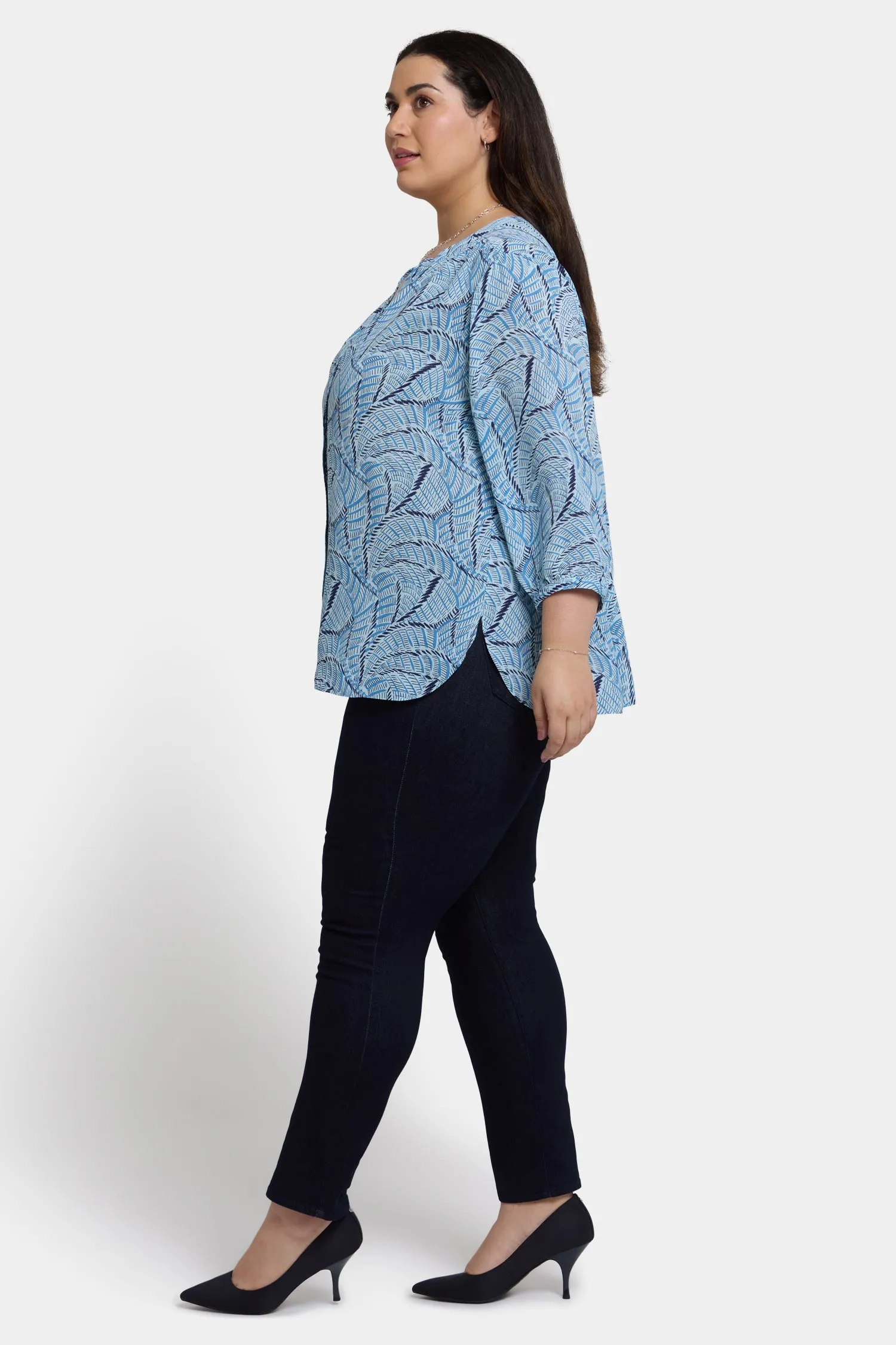 Pintuck Blouse In Plus Size - La Serena sold by NYDJ product image thumbnail 3