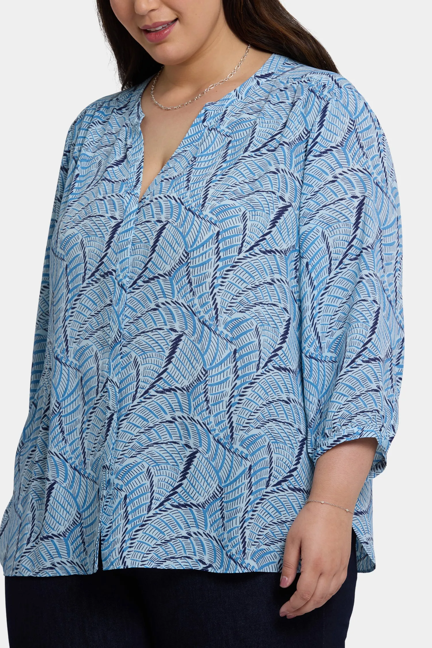 Pintuck Blouse In Plus Size - La Serena sold by NYDJ product image thumbnail 5
