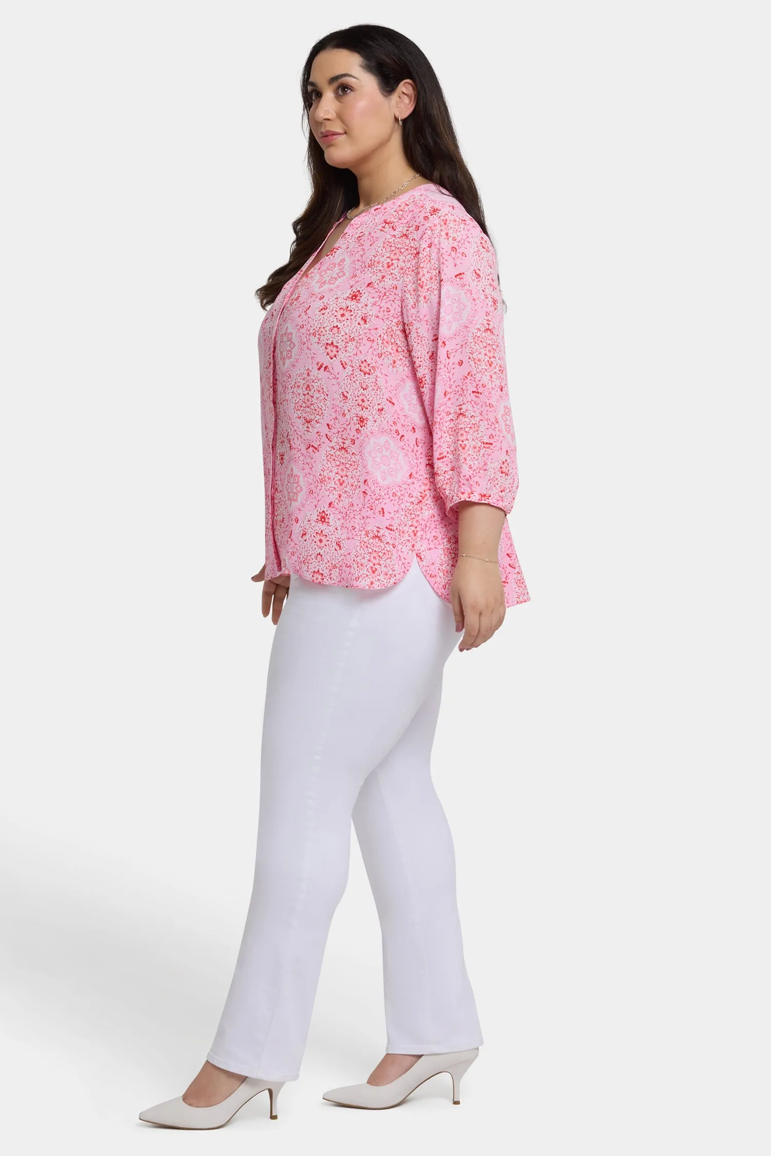 Pintuck Blouse In Plus Size - Isla Magica sold by NYDJ product image thumbnail 3