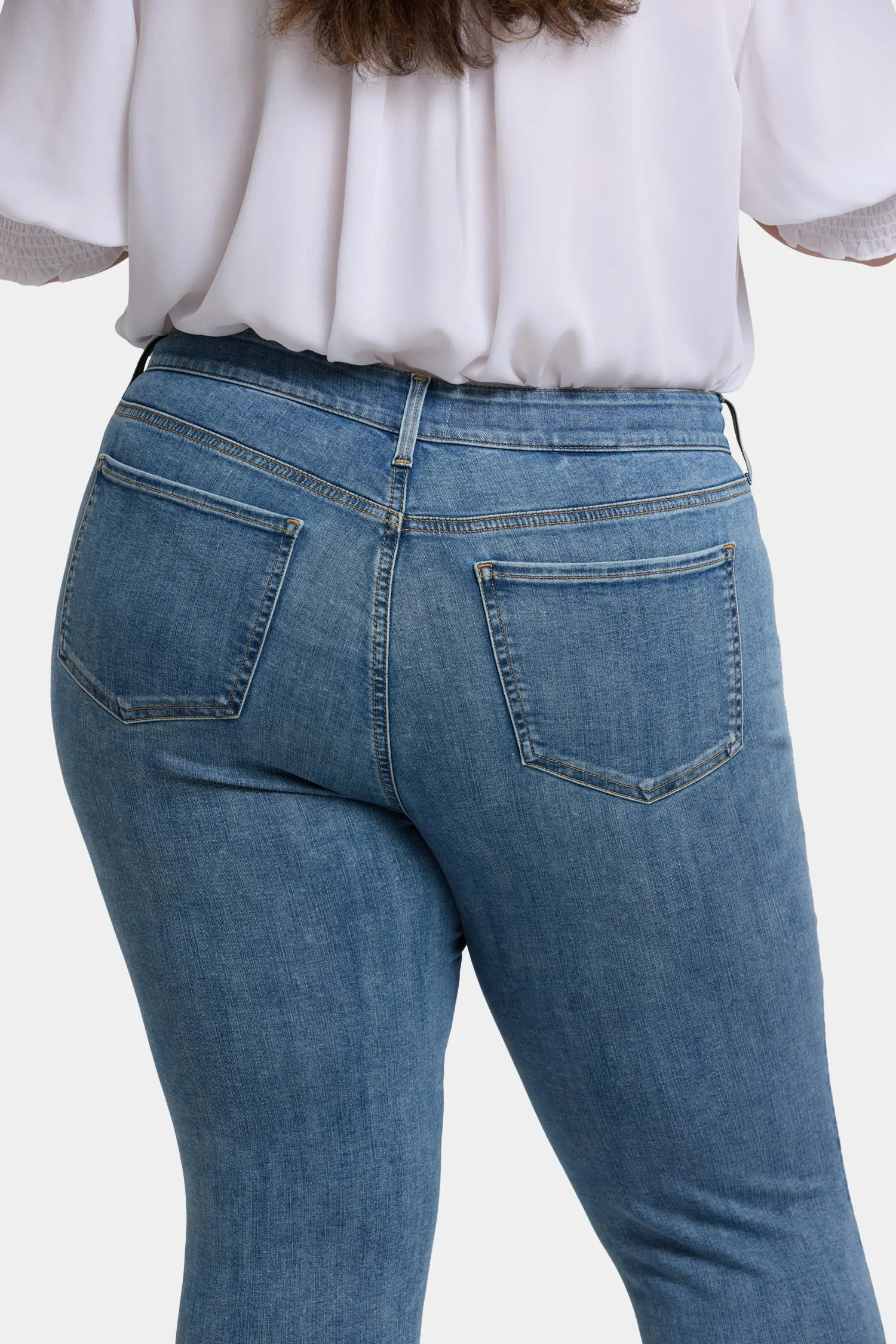 Marilyn Straight Ankle Jeans In Plus Size - Minorca Isle sold by NYDJ product image thumbnail 5