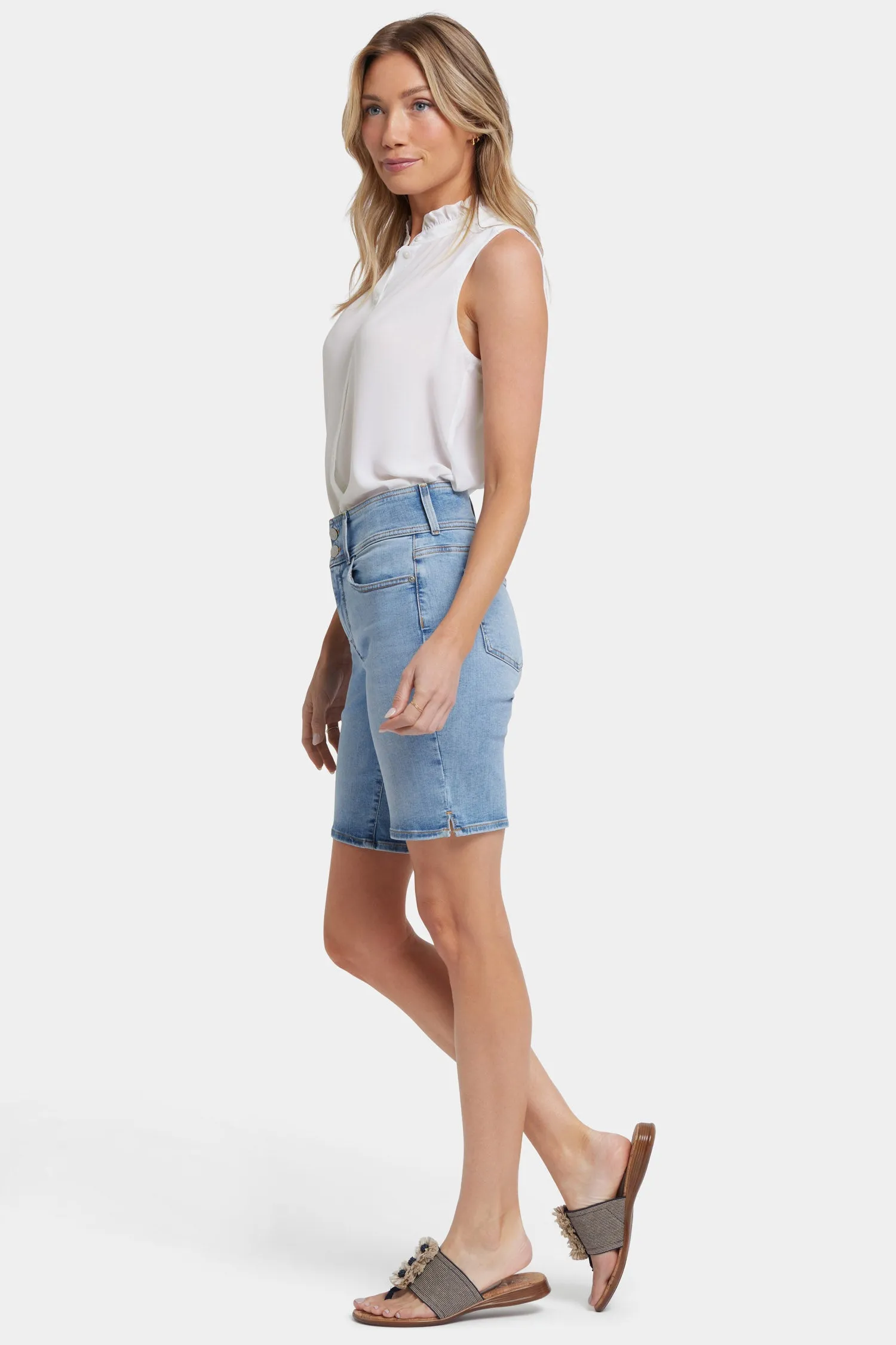 Ella Denim Shorts - Santiago Sea sold by NYDJ product image thumbnail 5