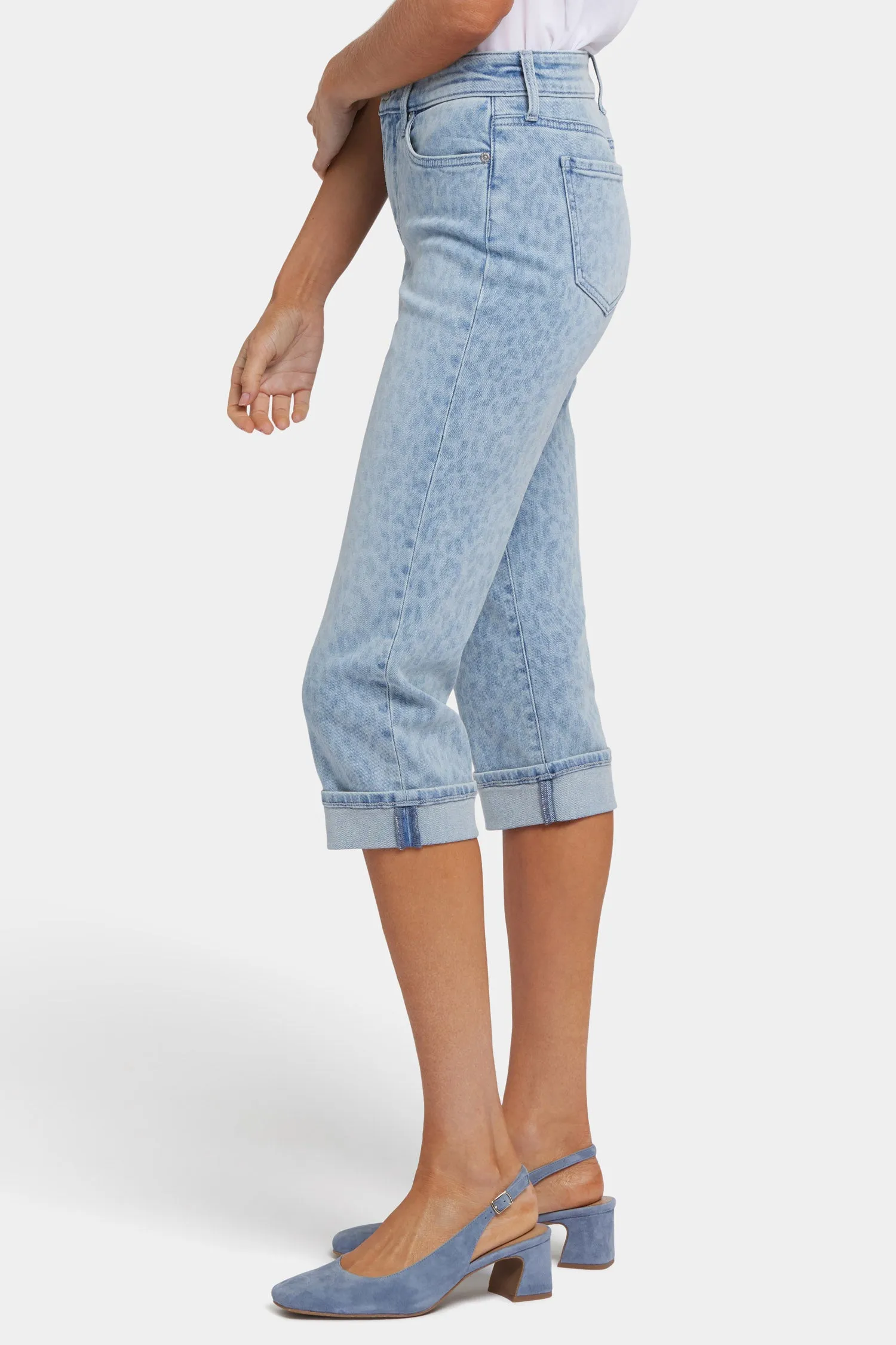 Marilyn Straight Crop Jeans In Petite - Alpine Spirit sold by NYDJ product image thumbnail 3