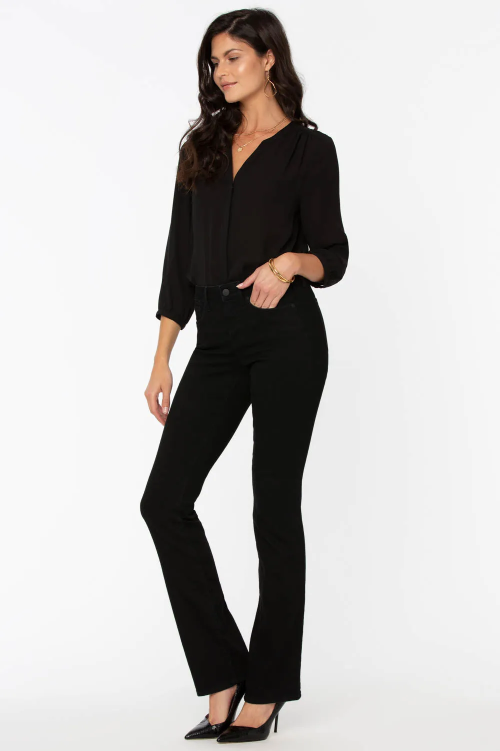 Barbara Bootcut Jeans - Black sold by NYDJ product image thumbnail 3