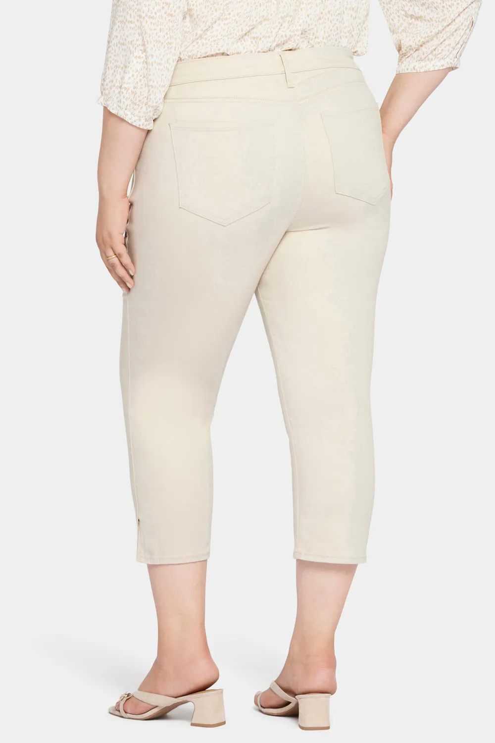 Chloe Capri Jeans In Plus Size - Feather sold by NYDJ product image thumbnail 2