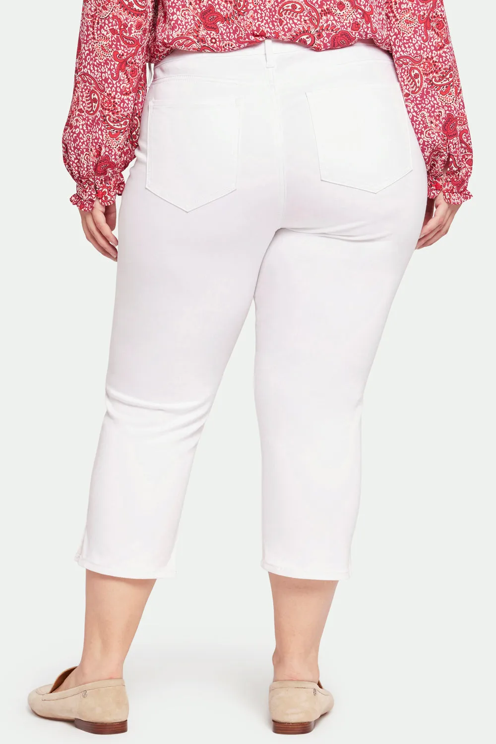 Chloe Capri Jeans In Plus Size - Optic White sold by NYDJ product image thumbnail 2
