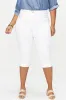 Marilyn Straight Crop Jeans In Plus Size - Optic White sold by NYDJ