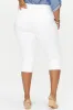 Marilyn Straight Crop Jeans In Plus Size - Optic White sold by NYDJ