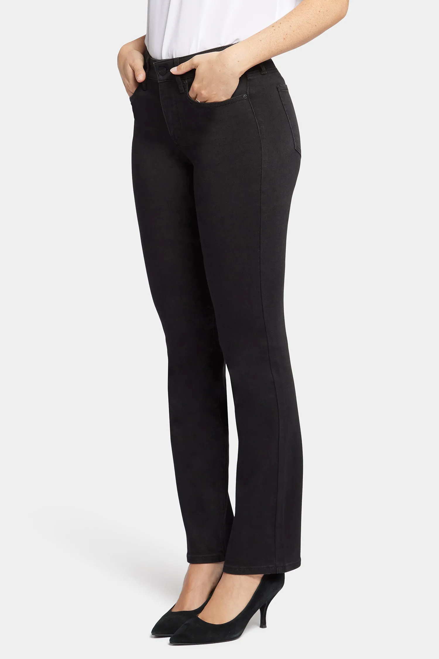 Marilyn Straight Jeans - Black sold by NYDJ product image thumbnail 4