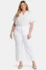 Teresa Wide Leg Ankle Jeans In Plus Size - Optic White sold by NYDJ