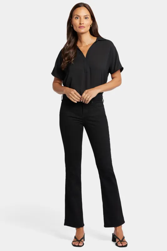 Barbara Bootcut Jeans In Short Inseam - Black sold by NYDJ