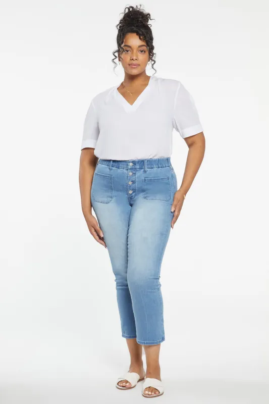 Waist-Match™ Marilyn Straight Ankle Jeans In Plus Size - Everly sold by NYDJ