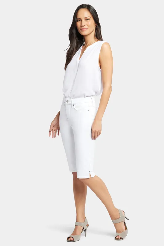 Sophie Bike Capri Jeans - Optic White sold by NYDJ