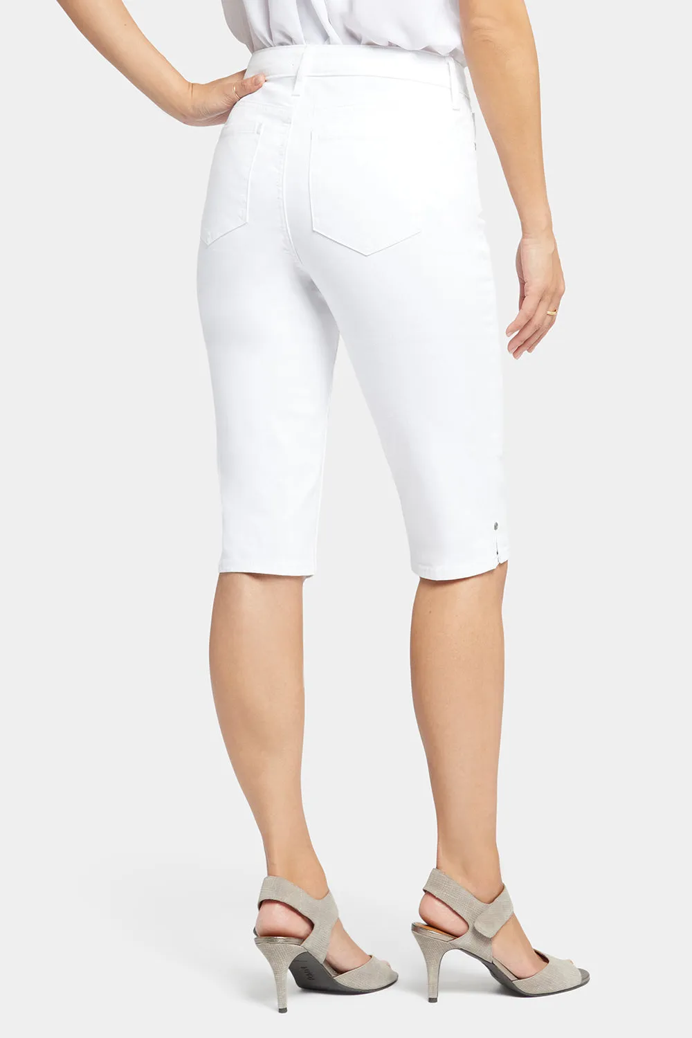 Sophie Bike Capri Jeans - Optic White sold by NYDJ product image thumbnail 2