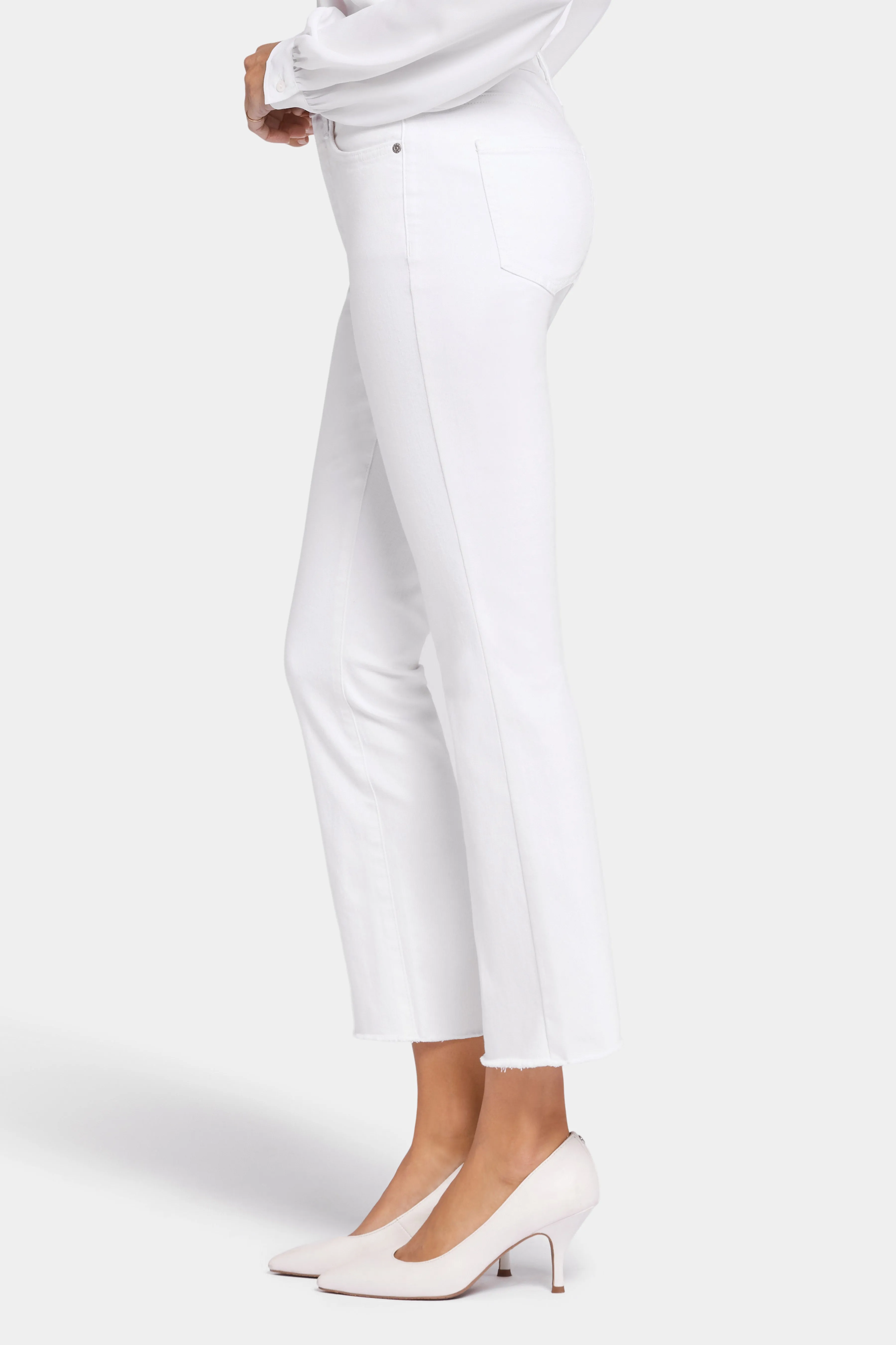 Slim Bootcut Ankle Jeans - Optic White sold by NYDJ product image thumbnail 3