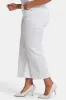 Teresa Wide Leg Ankle Jeans in Plus Size - Optic White sold by NYDJ