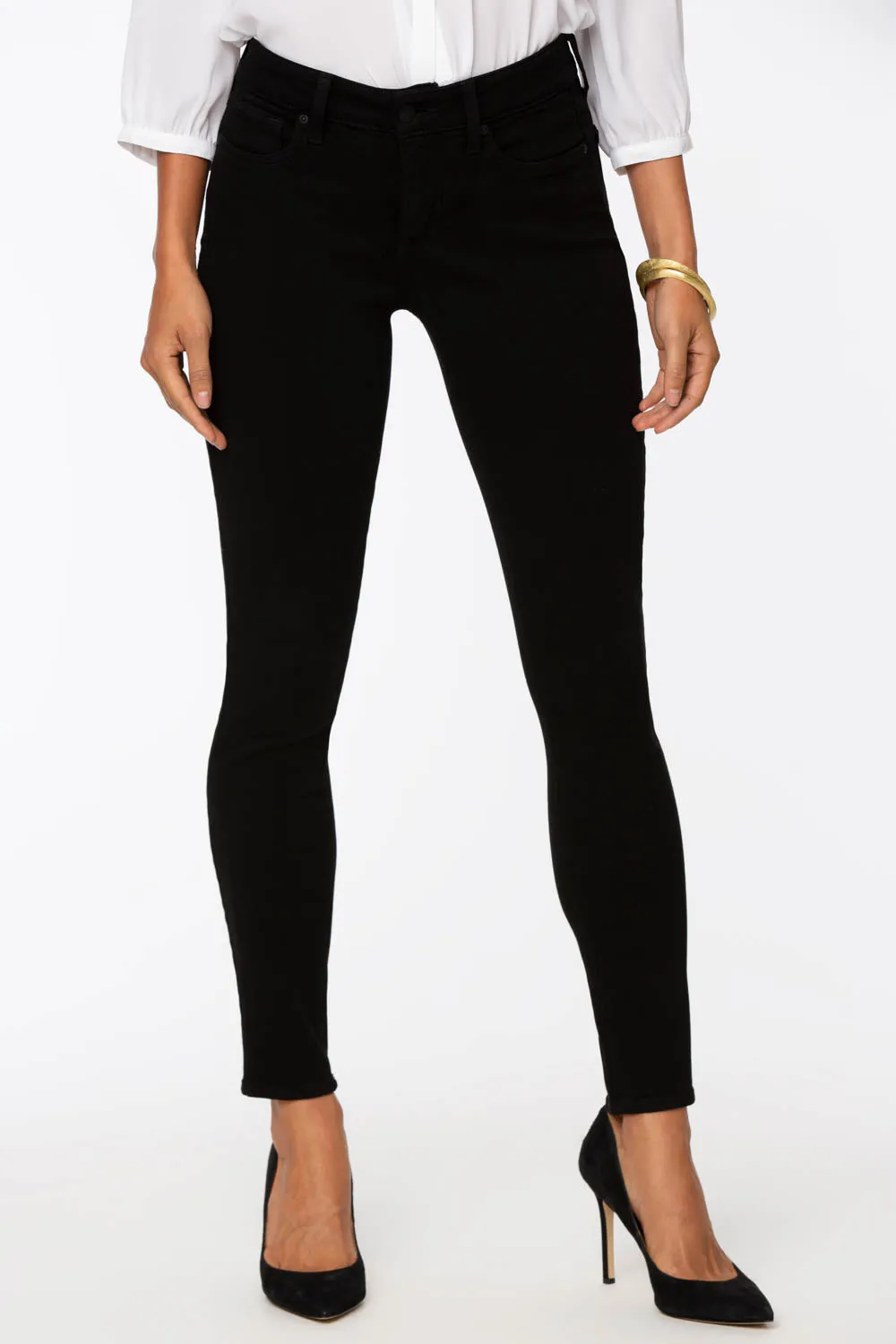 Ami Skinny Jeans In Petite - Black sold by NYDJ product image thumbnail 3