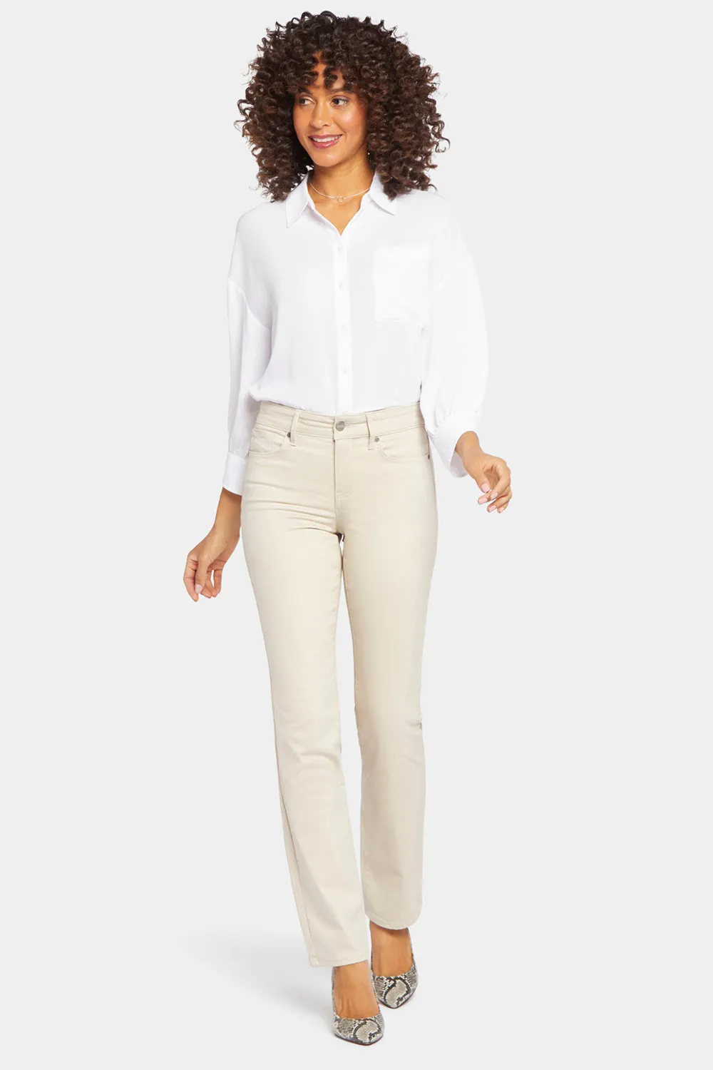 Marilyn Straight Jeans - Feather sold by NYDJ