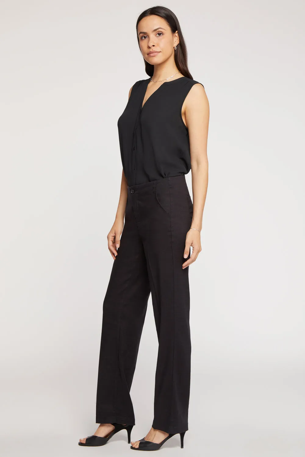 Marilyn Straight Pants - Black sold by NYDJ product image thumbnail 5
