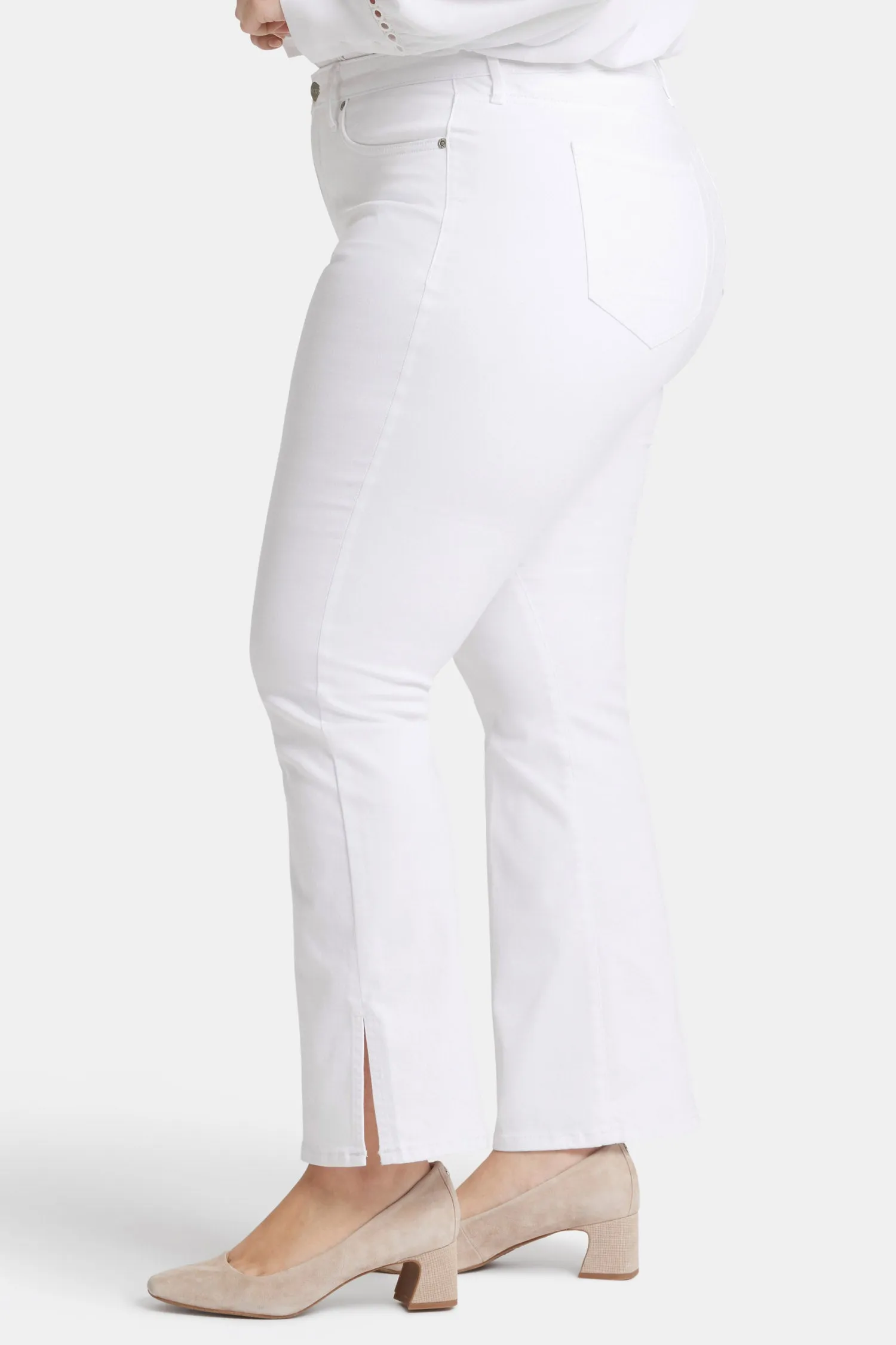 Barbara Bootcut Jeans In Plus Size - Optic White sold by NYDJ product image thumbnail 3