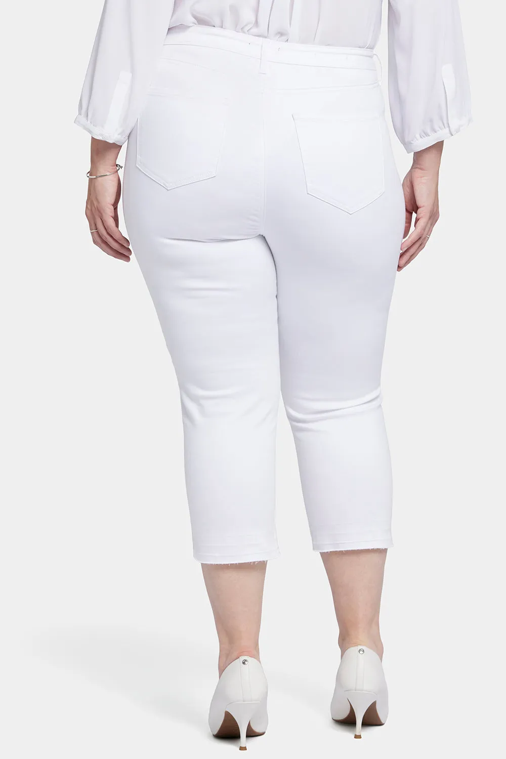 Chloe Capri Jeans In Plus Size - Optic White sold by NYDJ product image thumbnail 2