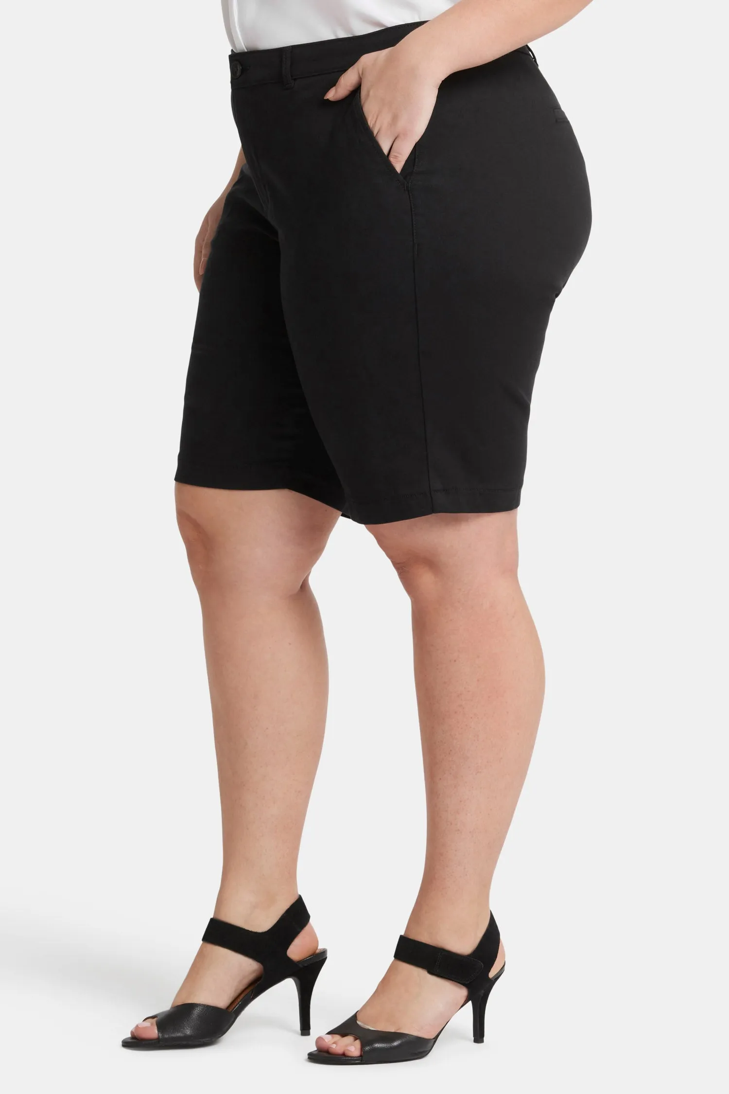 Bermuda Shorts In Plus Size - Black sold by NYDJ product image thumbnail 3