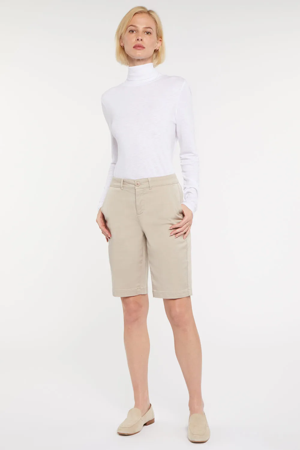 Bermuda Shorts In Petite - Feather sold by NYDJ product image thumbnail 4