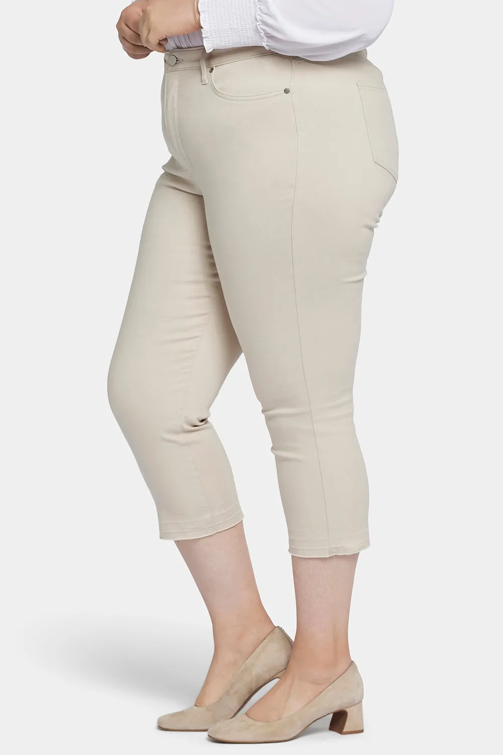 Chloe Capri Jeans In Plus Size - Feather sold by NYDJ product image thumbnail 3